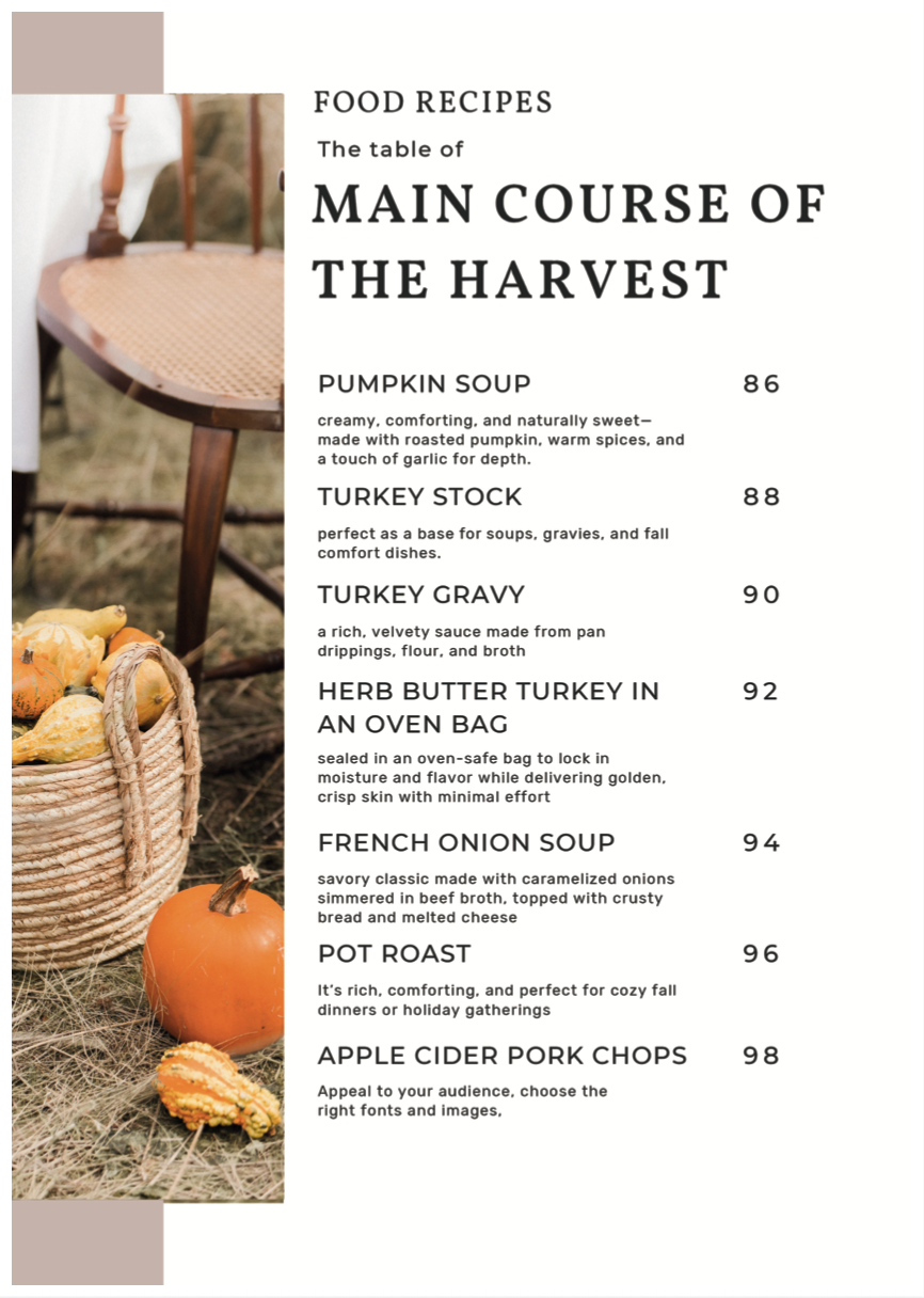 Fall Vibes E-Book